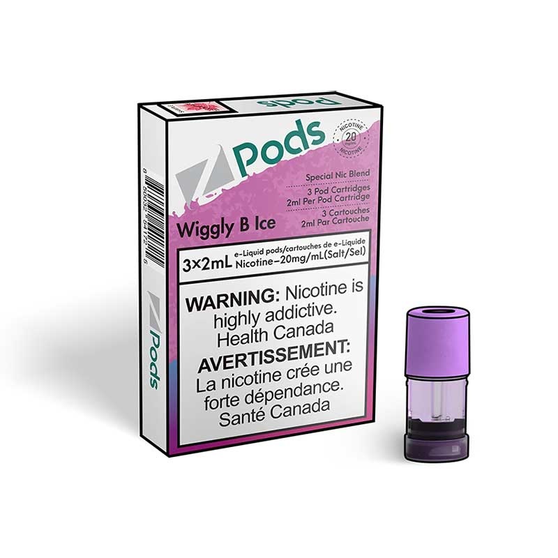 Z Pods Wiggly B Ice|20MG SPECIAL NIC BLEND|20MG SPECIAL NIC BLEND (ONT-TAX)