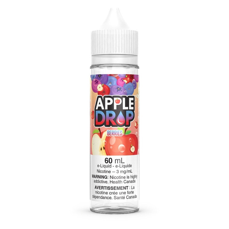 Apple Drop Berries (60mL)|60ML|0MG|3MG|6MG|12MG|0MG (ONT-TAX)|3MG (ONT-TAX)|6MG (ONT-TAX)|12MG (ONT-TAX)