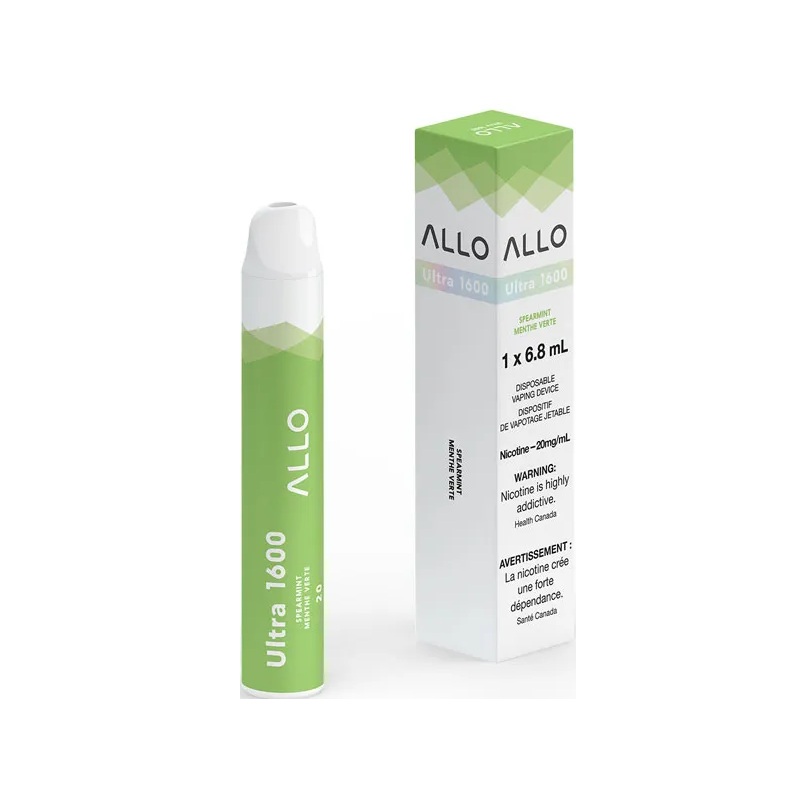 Allo Ultra 1600 Spearmint|20MG|20MG (ONT-TAX)