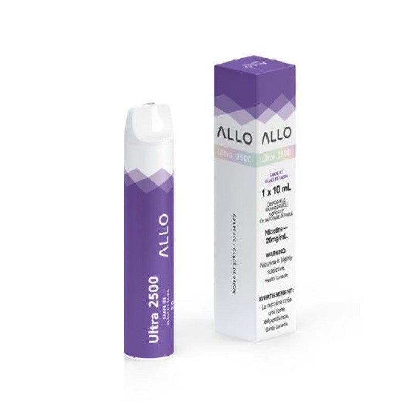 Allo Ultra 2500 Grape Ice Disposable
