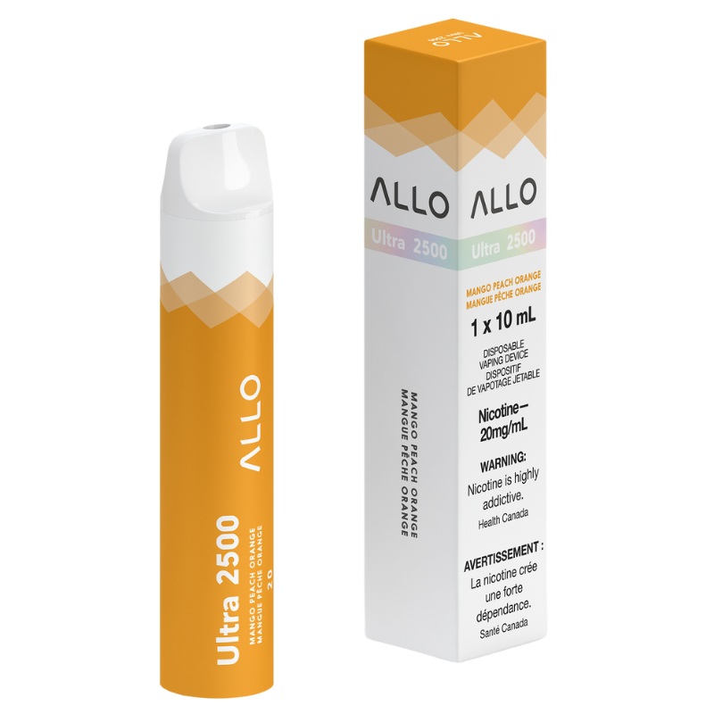 Allo Ultra 2500 Mango Peach Orange Disposable