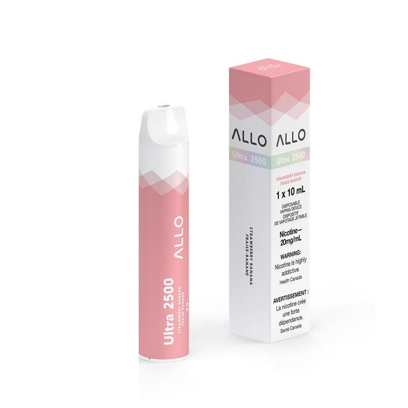 Allo Ultra 2500 Strawberry Banana Disposable