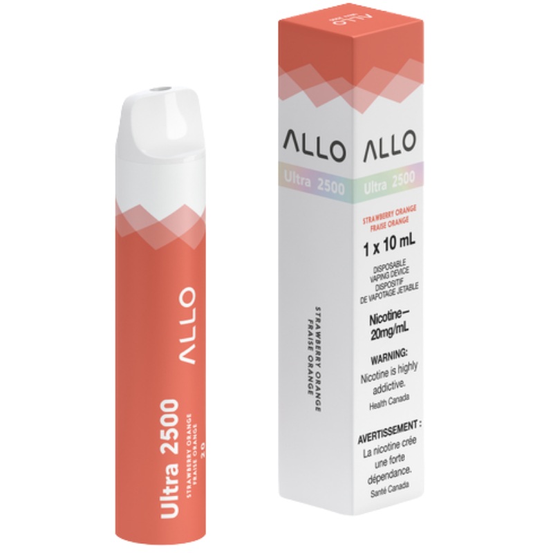 Allo Ultra 2500 Strawberry Orange Disposable