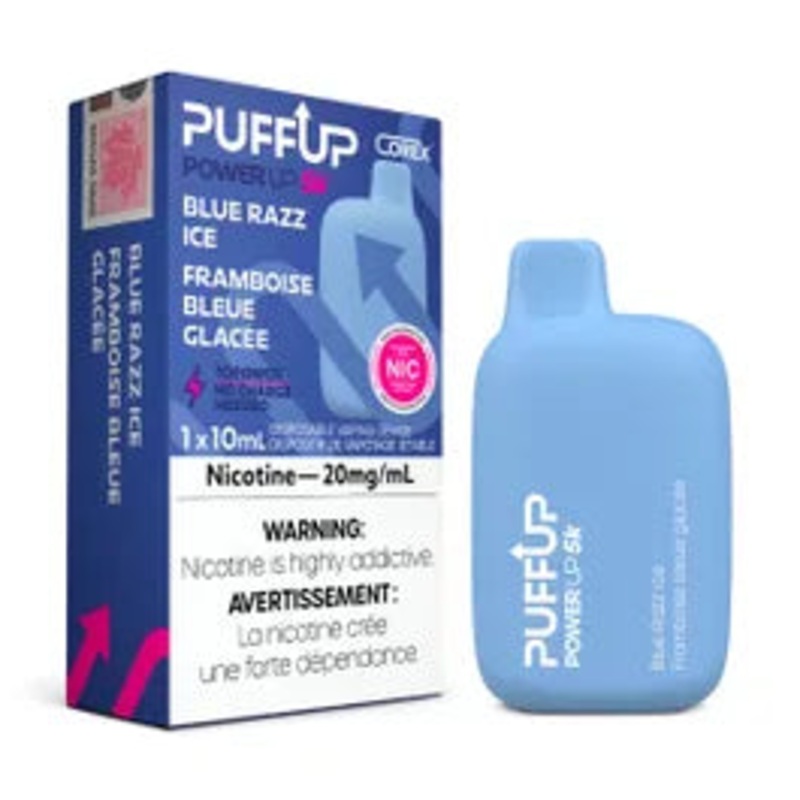 PuffUP Power Up 5k – Blue Razz Iced