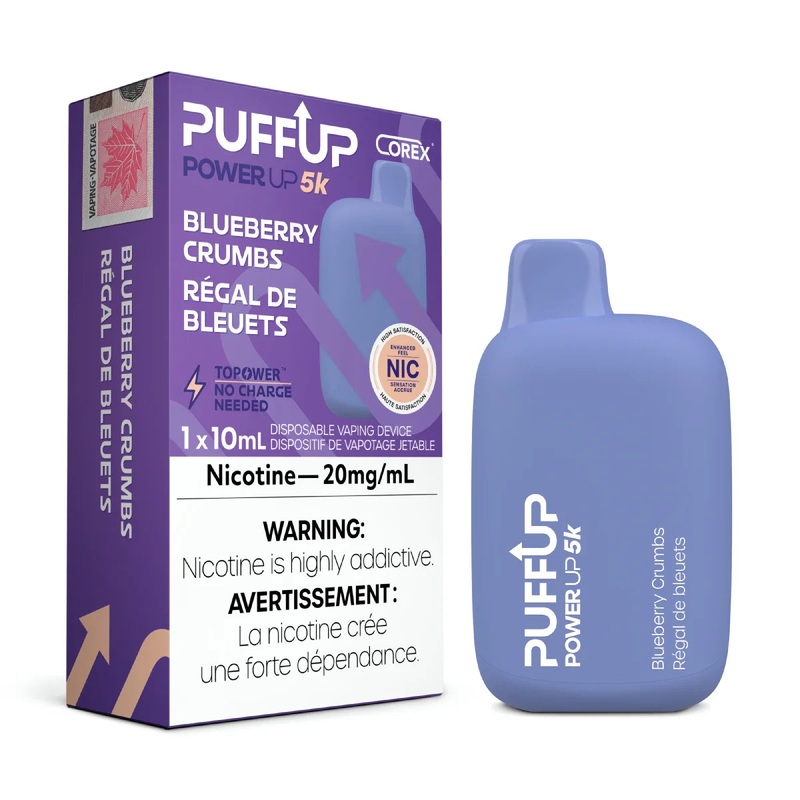 PuffUP Power Up 5K – Blueberry Crumbs
