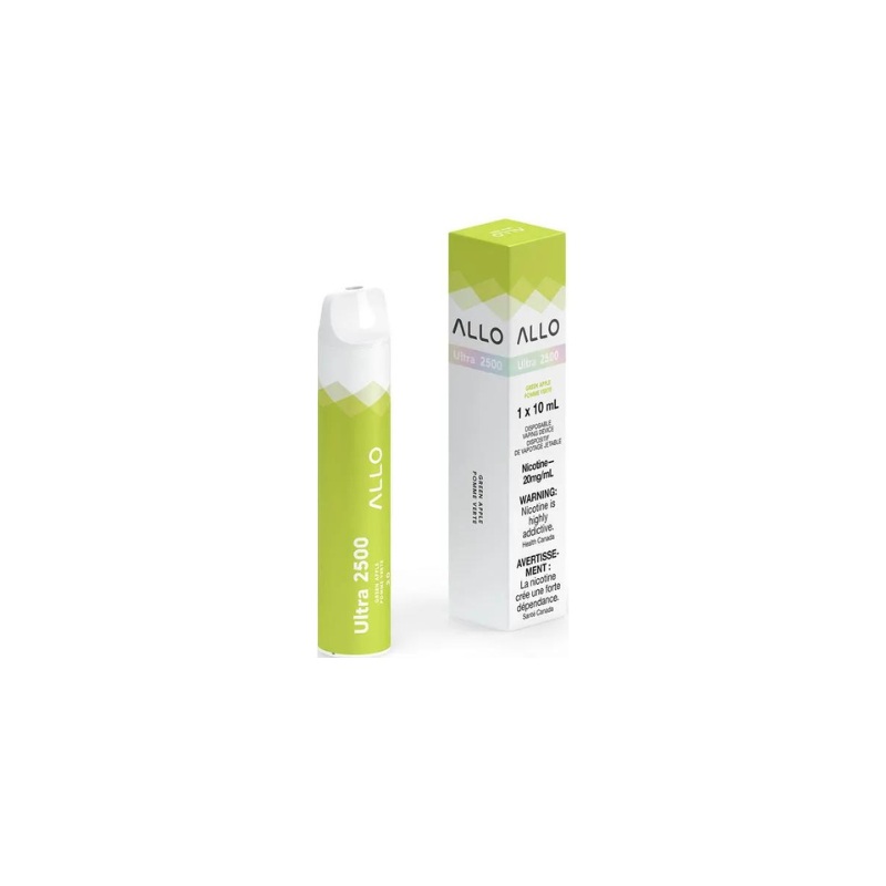 Allo Ultra 2500 Green Apple Disposable