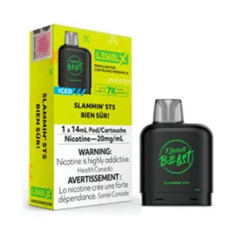 Flavour Beast – 7000 Level X Pod – Slammin’ STS Iced