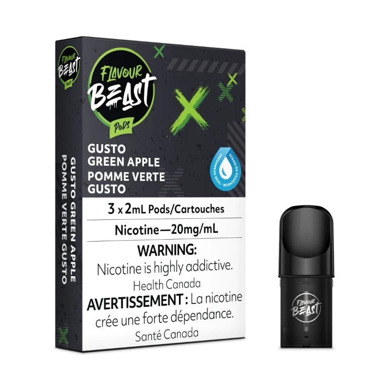 Flavour Beast Gusto Green Apple Pods