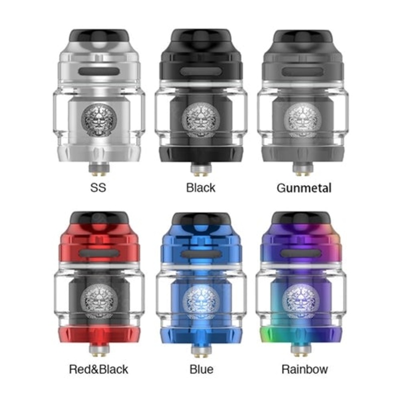Geekvape ZX RTA Tank|Rainbow|Gunmetal|Stainless Steel|Black|Gold|Blue
