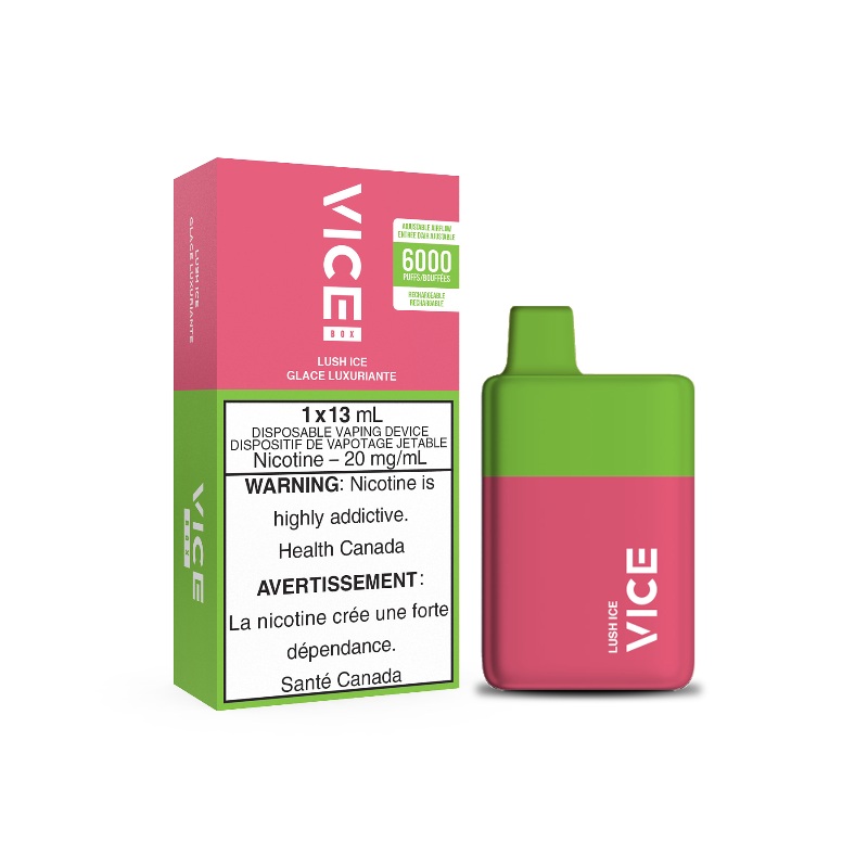 Vice Box Lush Ice Disposable Vape Rechargable (6000 Puff)
