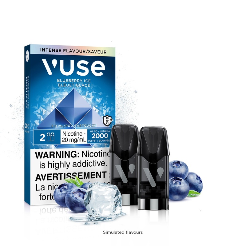 Vuse Blueberry Ice Epod Pod|20MG|20MG (ONT-TAX)