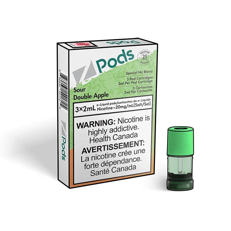 Z Pods Sour Double Apple 2% Special Nic Blend