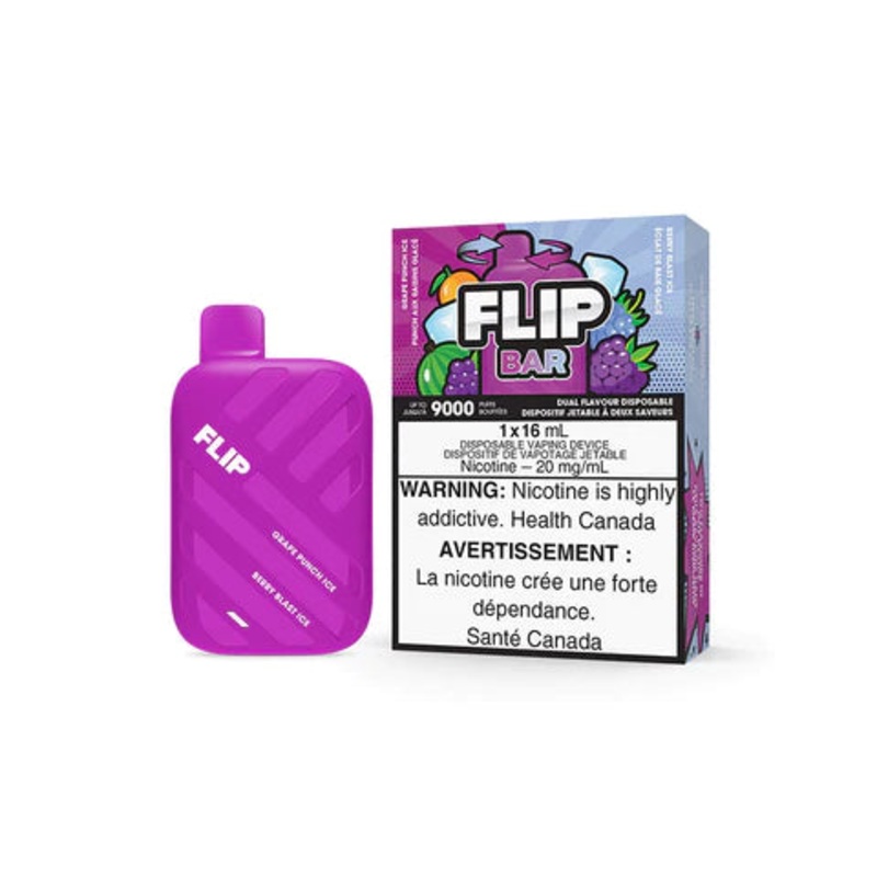 FlipBar 9000 2 in 1 – Grape Punch Ice + Berry Blast Ice