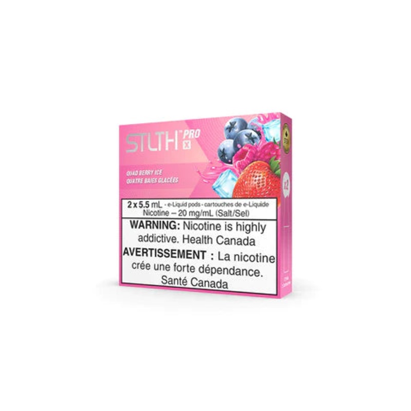 STLTH PRO X Pod Pack – Quad Berry Ice