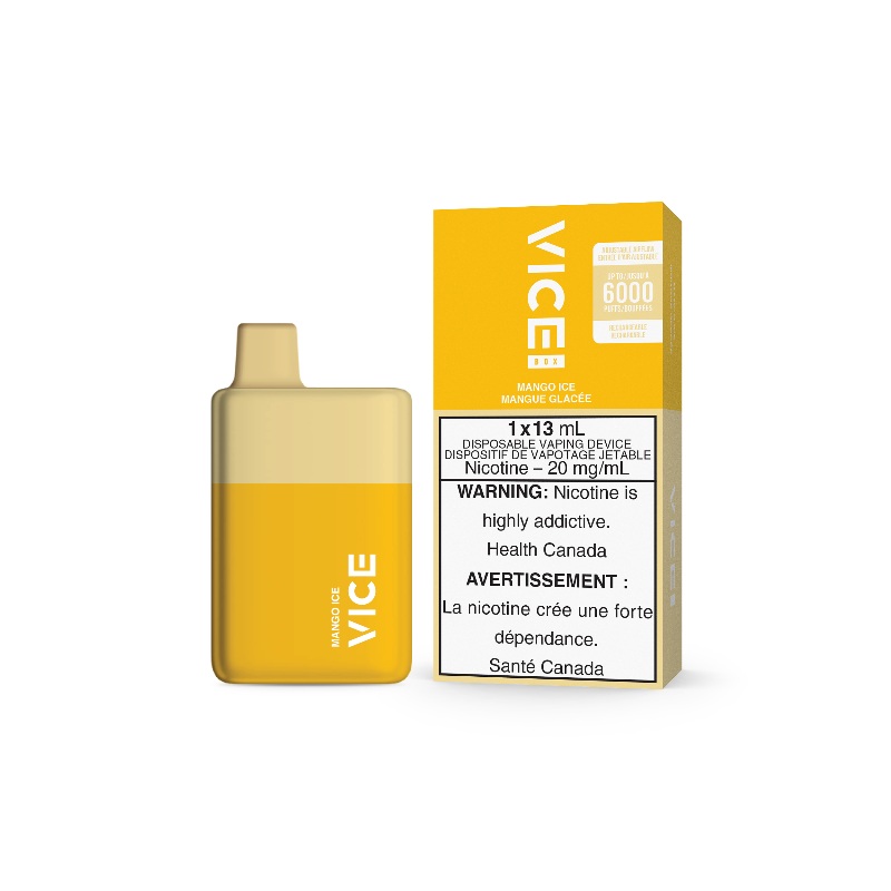 Vice Box Mango Ice Disposable Vape Rechargable (6000 Puff)