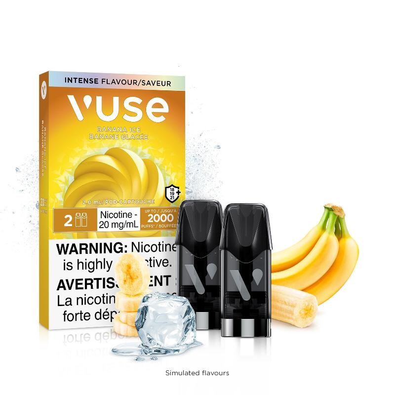 Vuse Banana Ice Epod Pod|20MG|20MG (ONT-TAX)