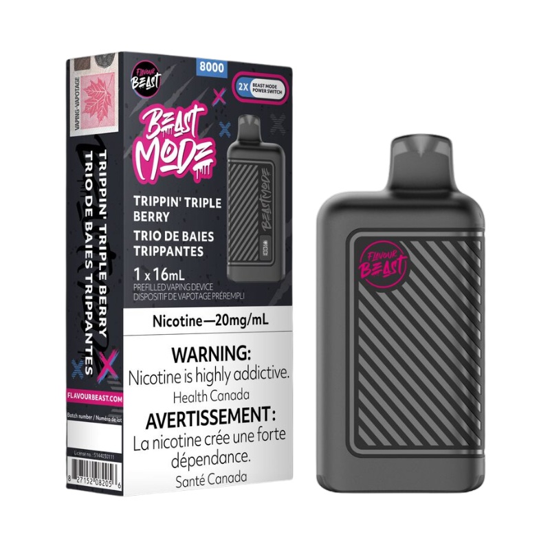 Beast Mode 8K Trippin’ Triple Berry Disposable Vape