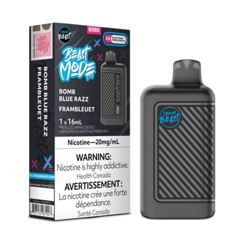 Flavour Beast Mode 8000 – Bomb Blue Razz