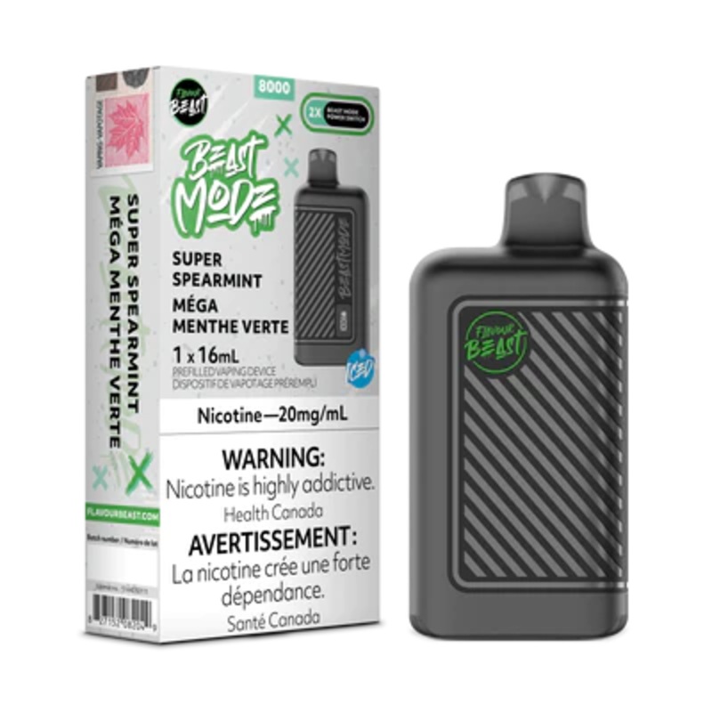 Flavour Beast Mode 8000 – Super Spearmint