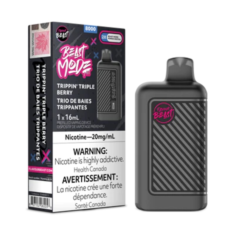 Flavour Beast Mode 8000 – Trippin Triple Berry