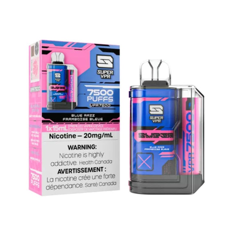 Super VPR 7500 – Blue Razz|20 mg