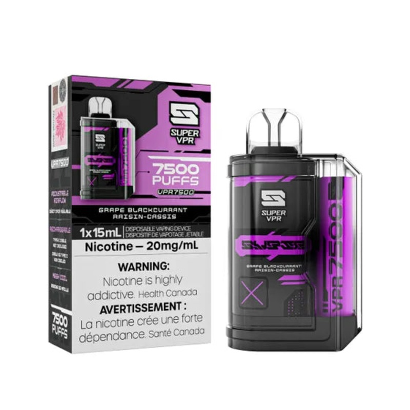 Super VPR 7500 – Grape Blackcurrant