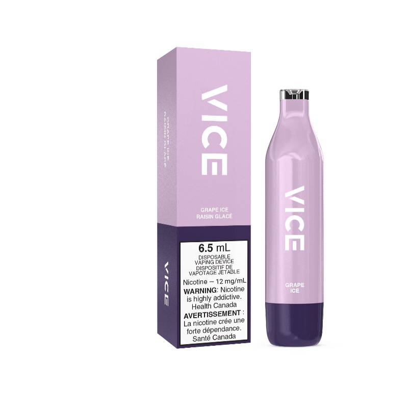 Vice 2500 Grape Ice 12MG Disposable