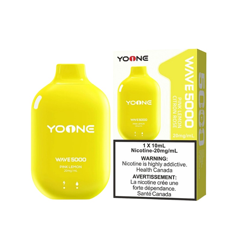 Yoone Wave 5000 Pink Lemon Disposable Vape