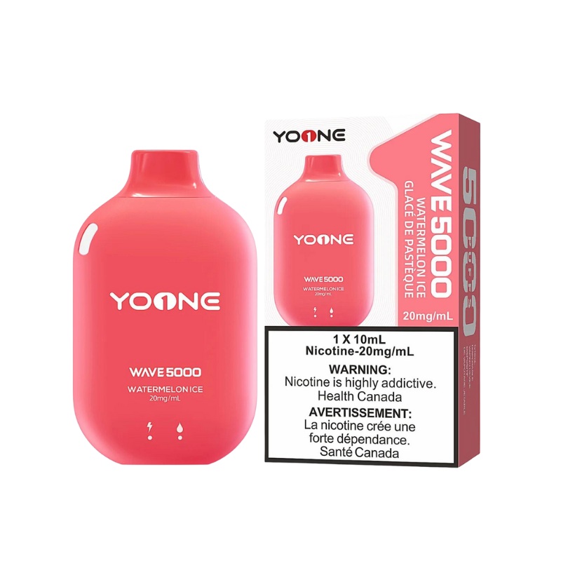 Yoone Wave 5000 Watermelon Ice Disposable Vape