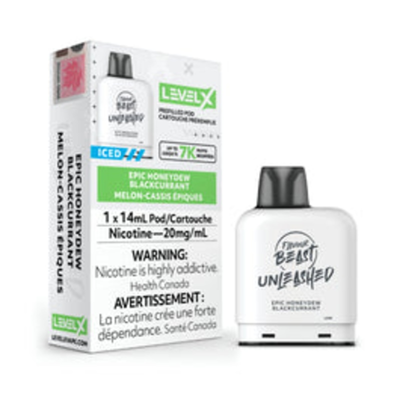 Flavour Beast – 7000 Level X Unleashed Pod – Epic Honeydew Blackcurrant