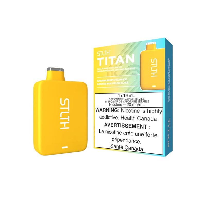 STLTH TITAN 10k – Banana Berry Melon Ice