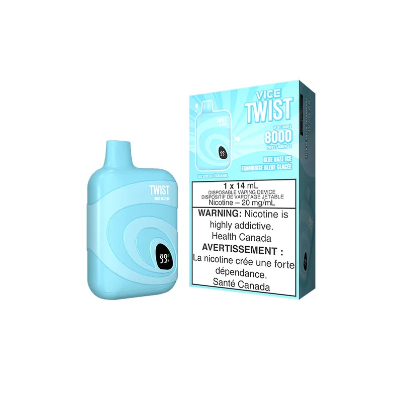 Vice Twist 8000 – Blue Razz Ice