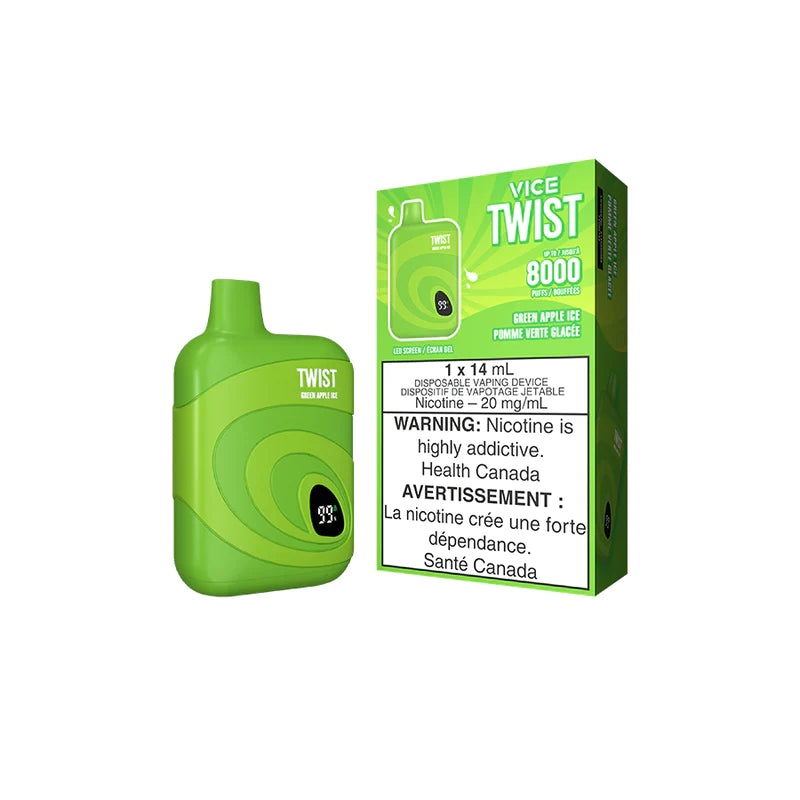 Vice Twist 8000 – Green Apple Ice