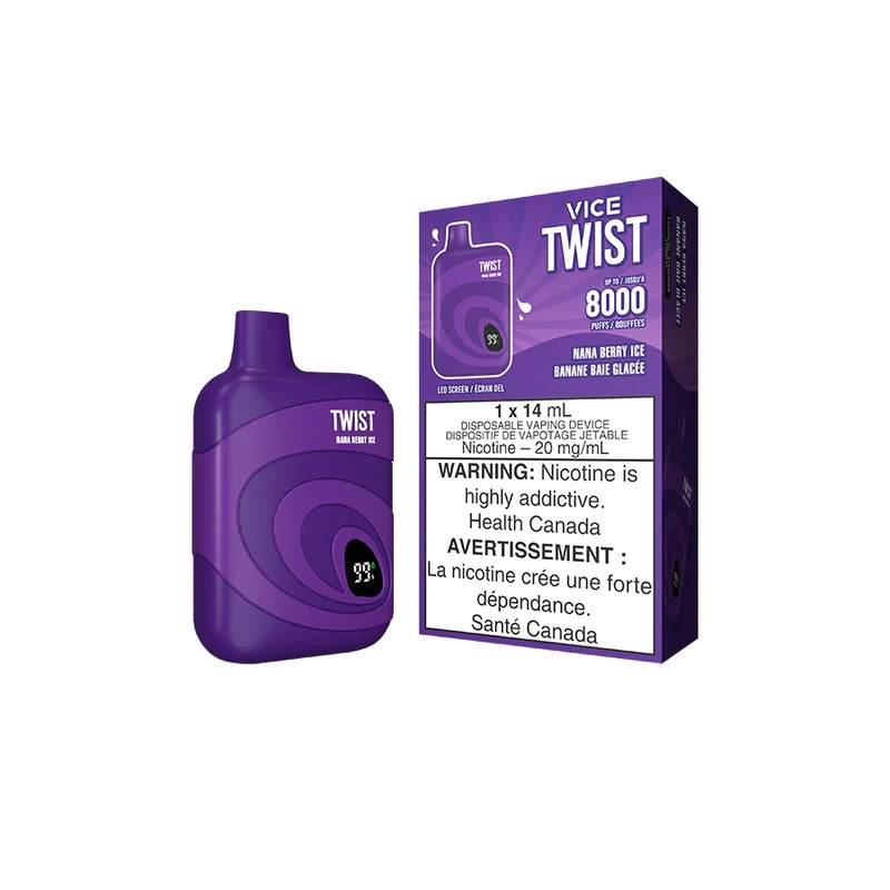 Vice Twist 8000 – Nana Berry Ice