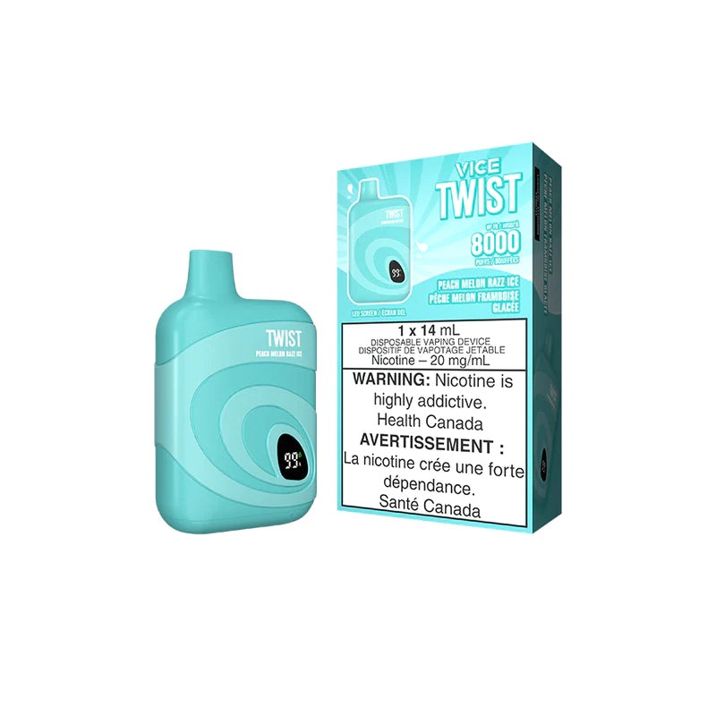 Vice Twist 8000 – Peach Melon Razz Ice