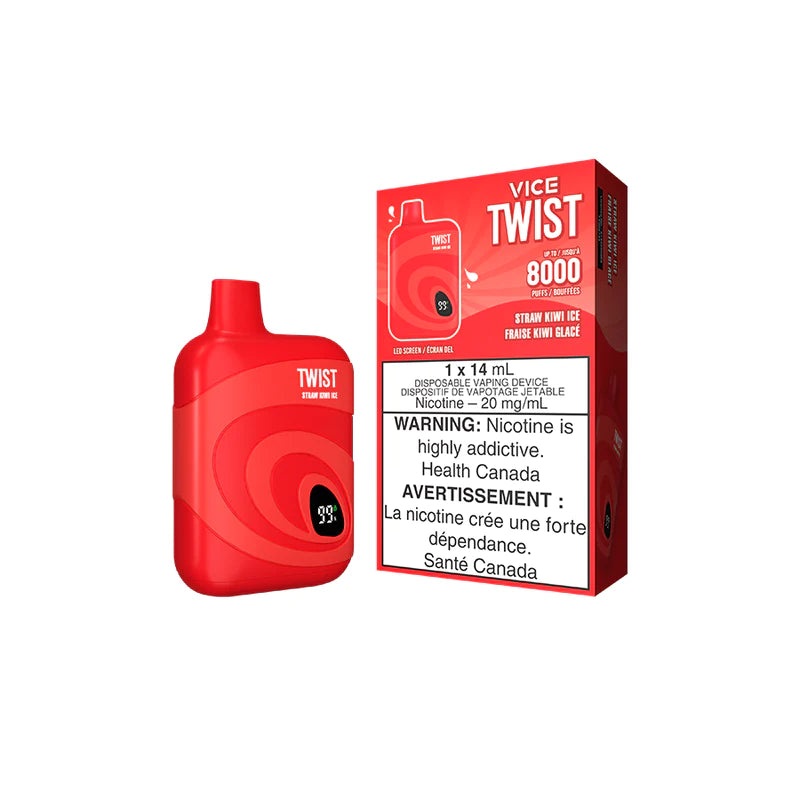 Vice Twist 8000 – Straw Kiwi Ice