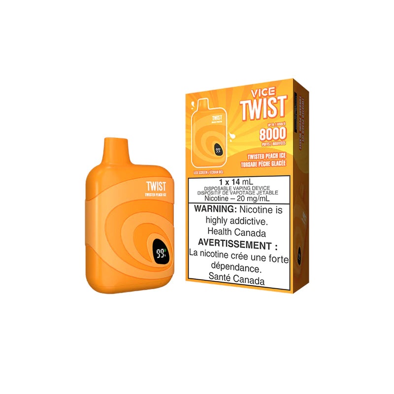 Vice Twist 8000 – Twisted Peach Ice