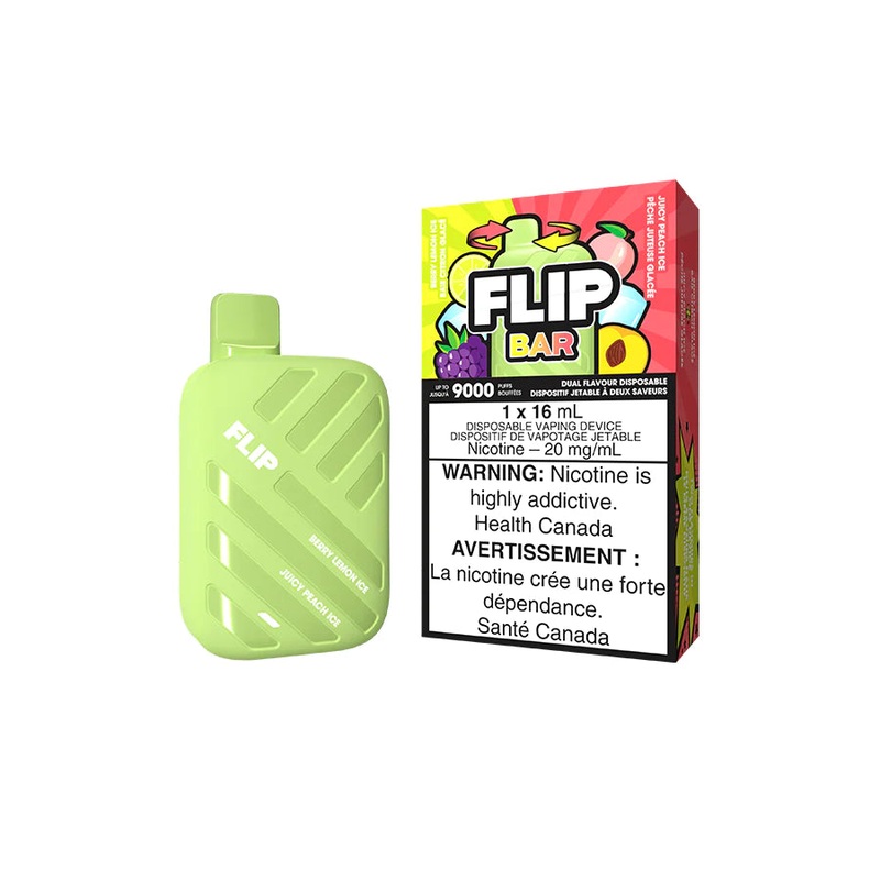 FlipBar 9000 2 in 1 – Berry Lemon Ice + Juicy Peach Ice
