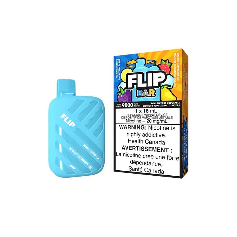 FlipBar 9000 2 in 1 – Berry Lemon Ice + Mango Raspberry Ice