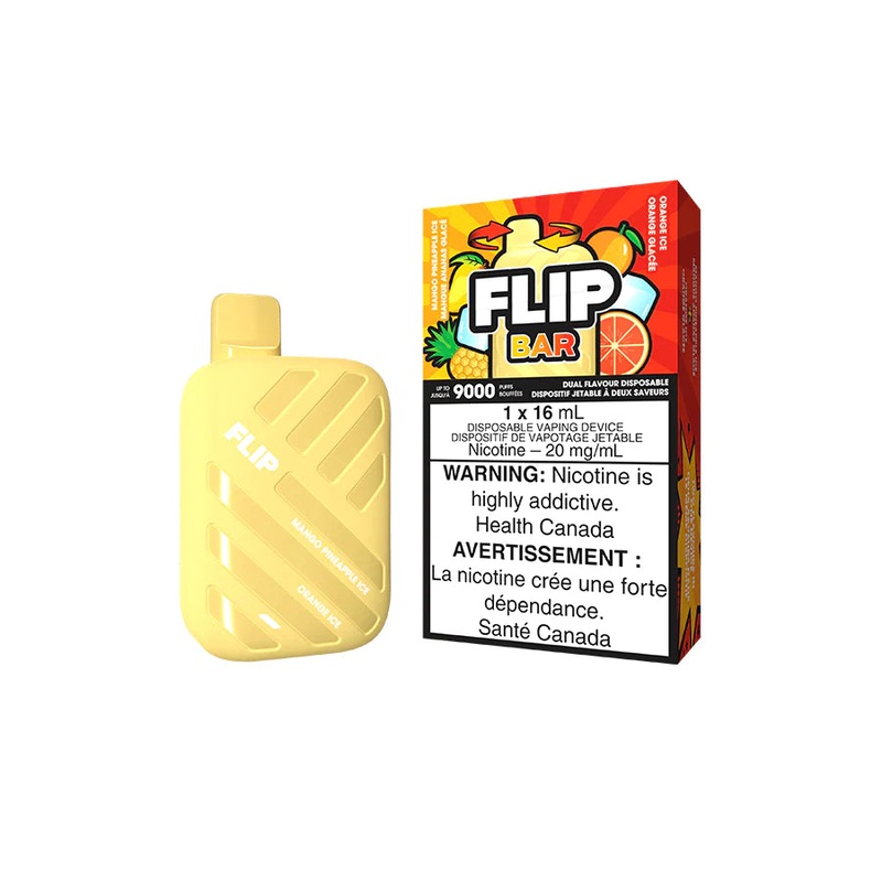 FlipBar 9000 2 in 1 – Mango Pineapple Ice + Orange Ice