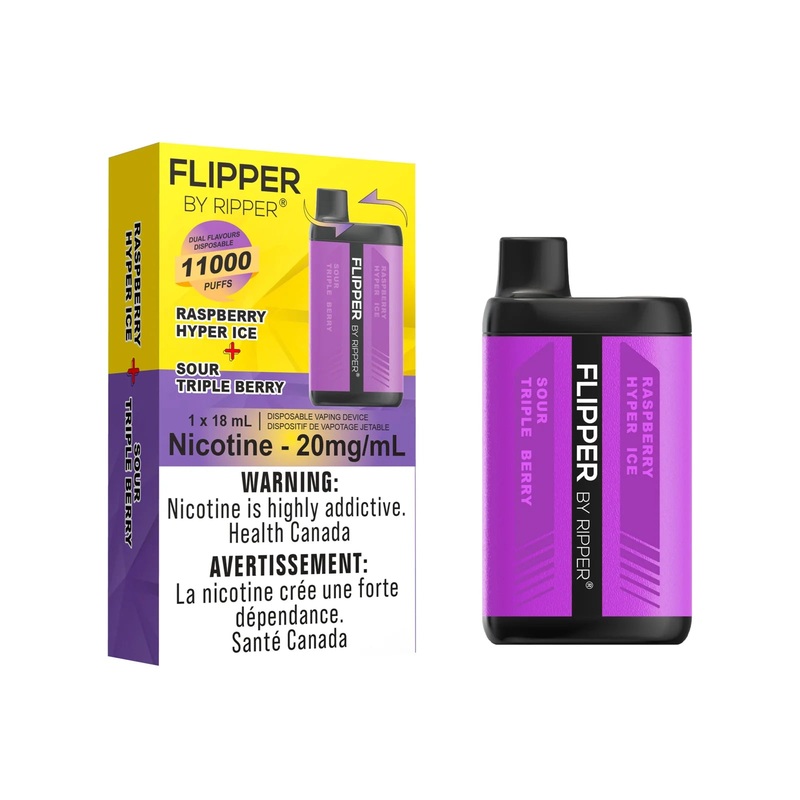 Rufpuf Ripper Flipper 11000 – Sour Triple Berry + Raspberry Hyper Ice