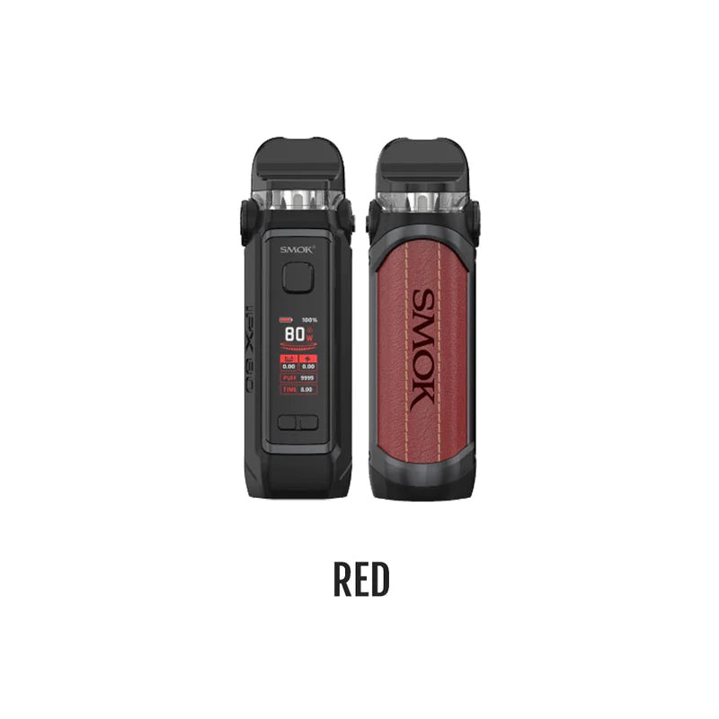 SMOK IPX 80 Pod Kit|Fluid 7 Color|Fluid Black Grey|Red|Blue