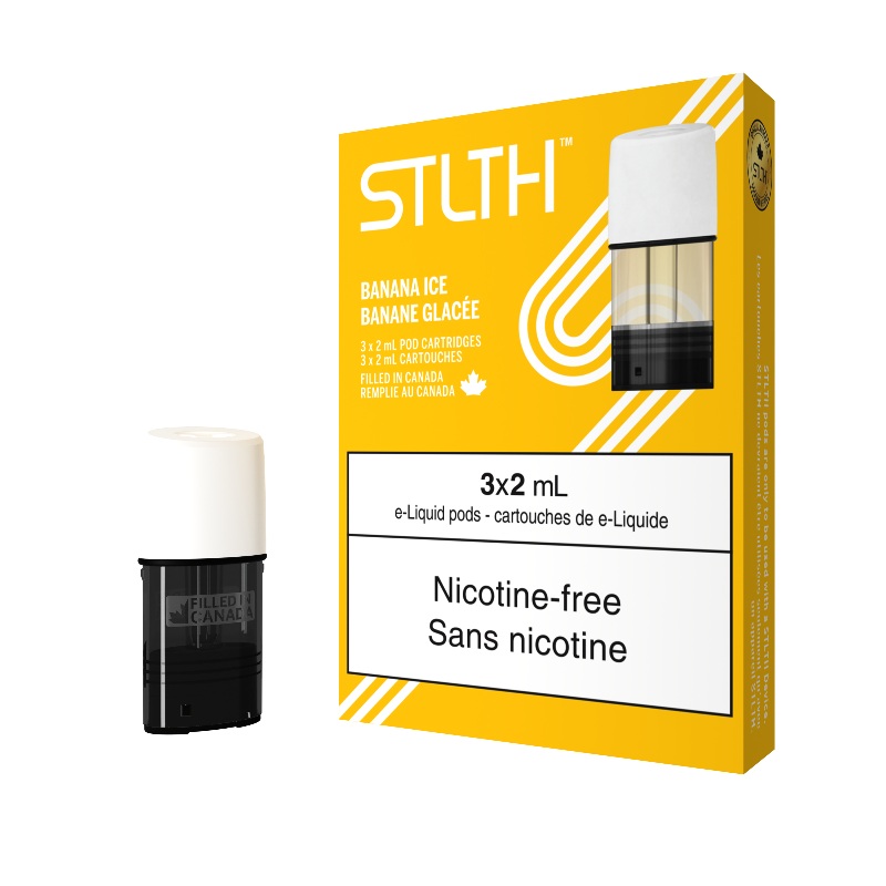 STLTH Nicotine Free Banana Ice Pods (3 Pack)