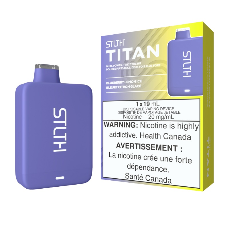 STLTH Titan Pro (15K) Blueberry Lemon Ice Disposable Vape