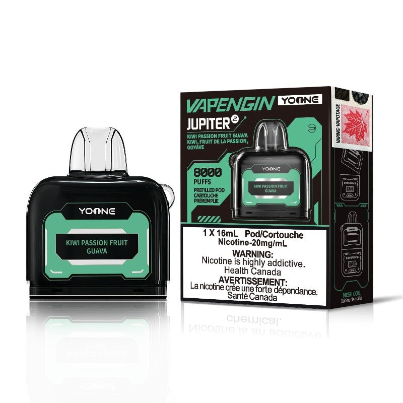 Yoone Vapengin Kiwi Passion Fruit Guava  Disposable Pod (8000 Puffs)