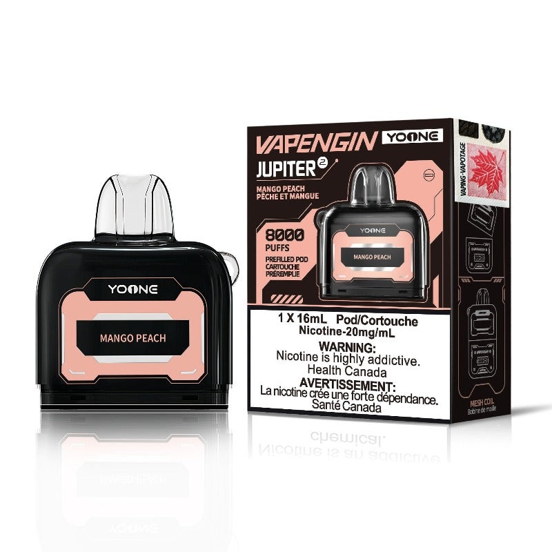 Yoone Vapengin Mango Peach Disposable Pod (8000 Puffs)