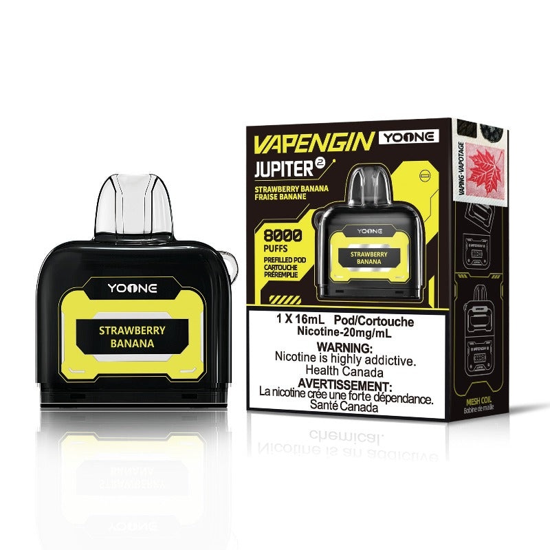 Yoone Vapengin Strawberry Banana Disposable Pod (8000 Puffs)