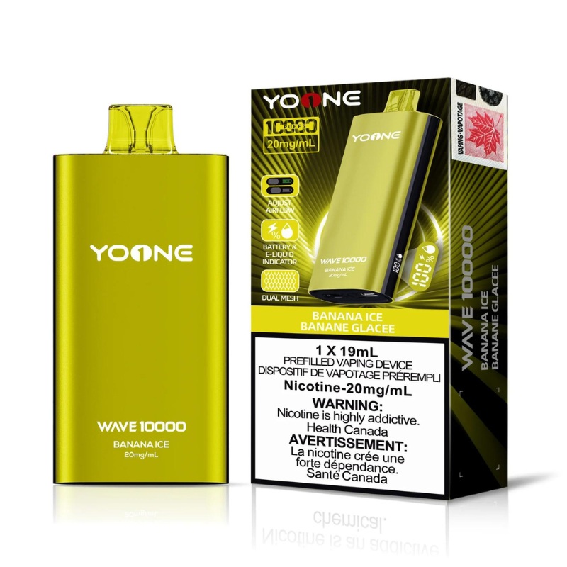 Yoone Wave 10000 Banana Ice Disposable Vape