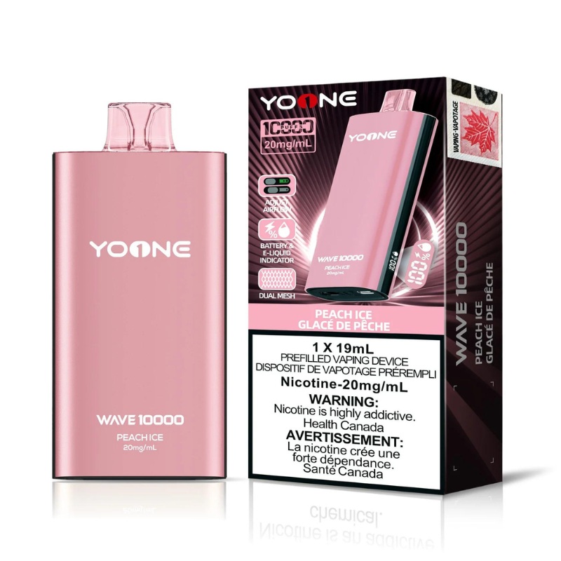 Yoone Wave 10000 Peach Ice Disposable Vape