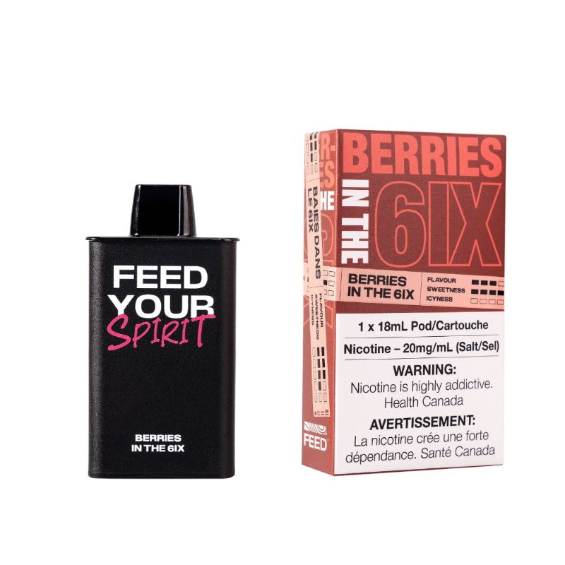 Feed Berries In The 6IX Disposable Pod (9000 Puffs)